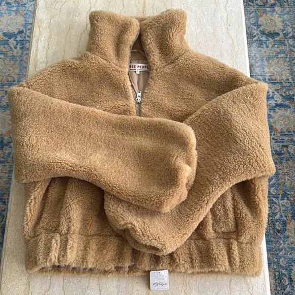 NWT Free People Get Cozy Teddy Jacket. $168. M
